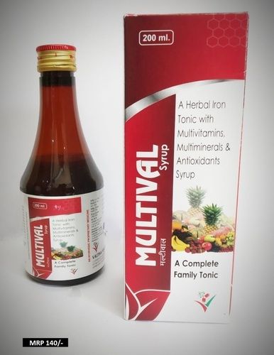 A HERBAL IRON TONIC WITH MULTIVITAMINS MULTIMINERALS & ANTIOXIDANT SYRUP