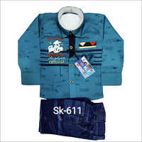 SK-611 Kids Wear Jeans And Shirt