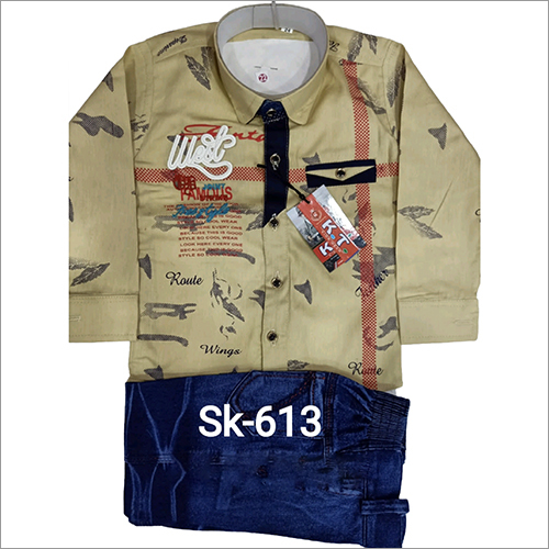 Kids Wear Jeans And Shirt