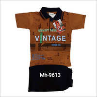 MH-9613 Kids Wear Short And Shirt