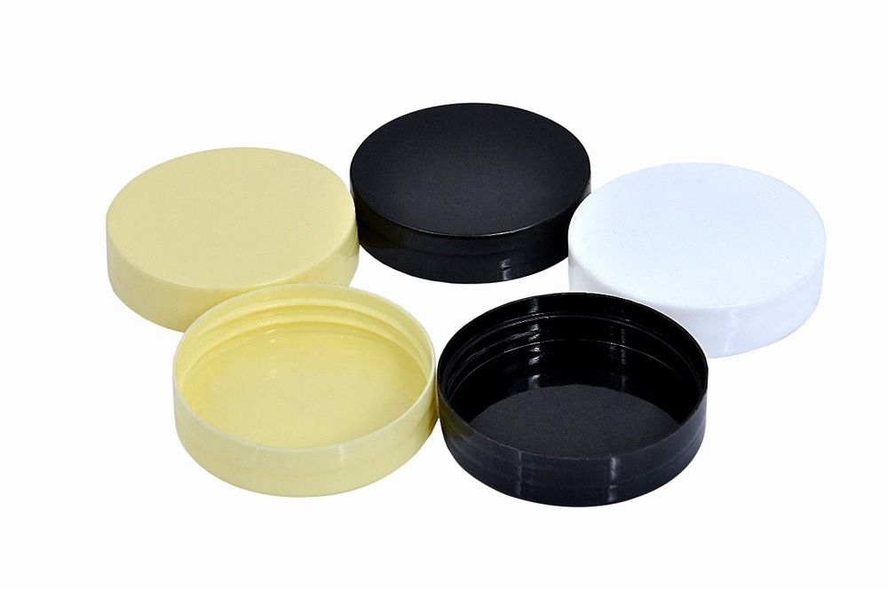 53Mm Plastic Jar Caps - Color: White