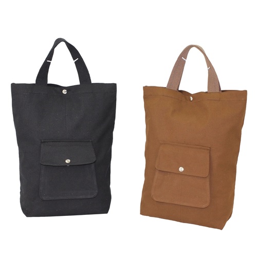 Front Flap Pocket Cotton Web Handle Top Press Button Tote Bag Capacity: 5 Kgs Kg/Day