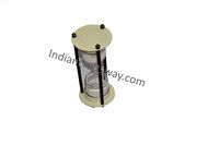 Antique brass aluminium sand timer white BA finish