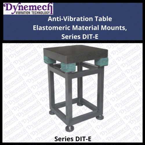 Anti-Vibration Table Elastomeric Material Mounts, Series DIT-E