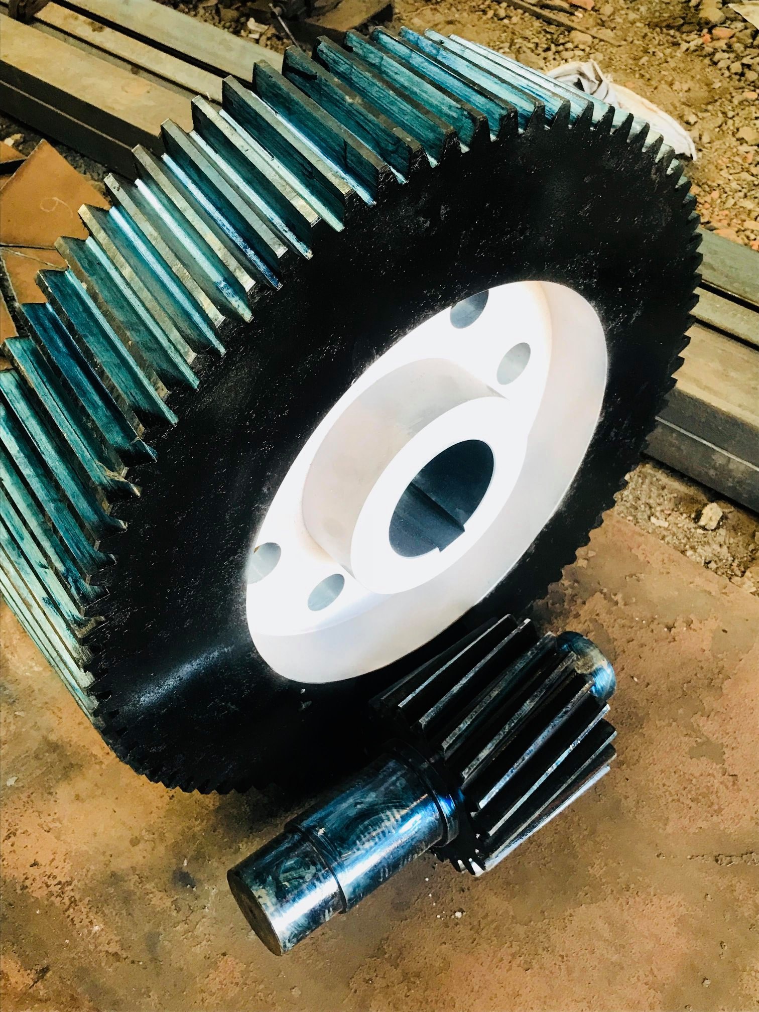 Gear And Pinion For 25 Ton Crane Main Hoist Gear Box