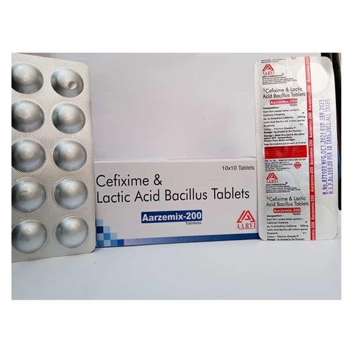Cefixime 200 and Lactic Acid