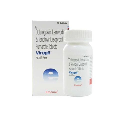 Viropil Tablet (Dolutegravir 50mg + Lamivudine 300mg + Tenofovir disoproxil fumarate 300mg)
