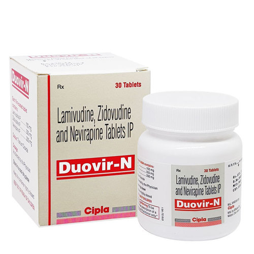 Duovir N (Lamivudine 150mg + Zidovudine 300mg + Nevirapine 200mg)