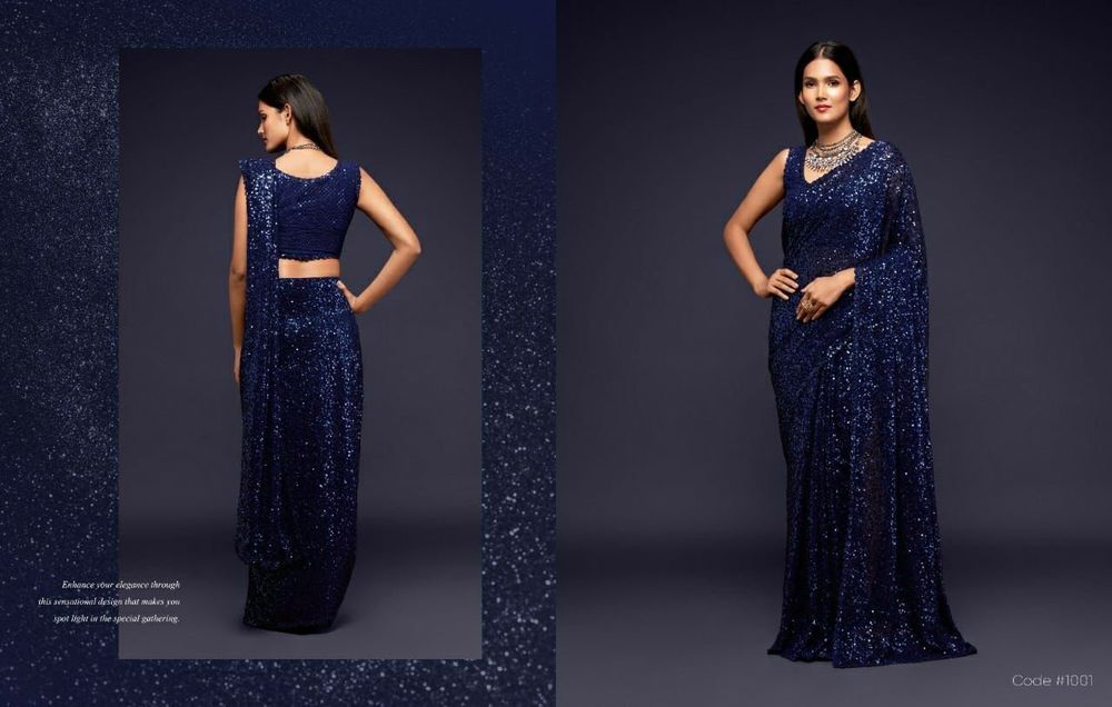 Elegant Georgette Party Wear Sarees