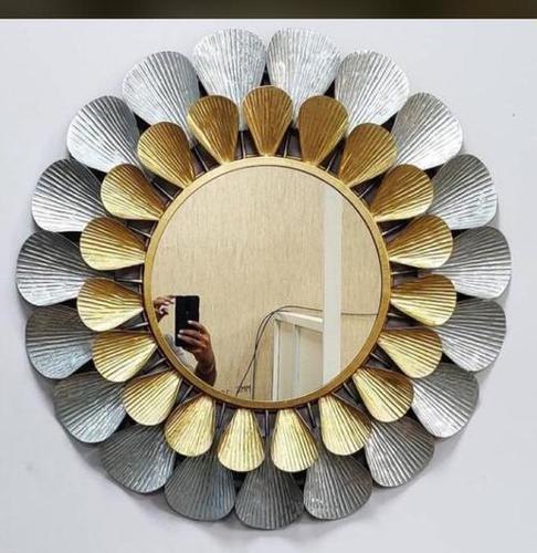 Designer Metal Wall Mirror