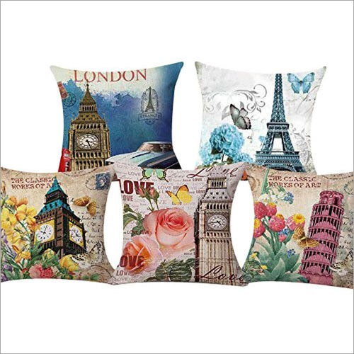 Jute Digital Print Cushion Set