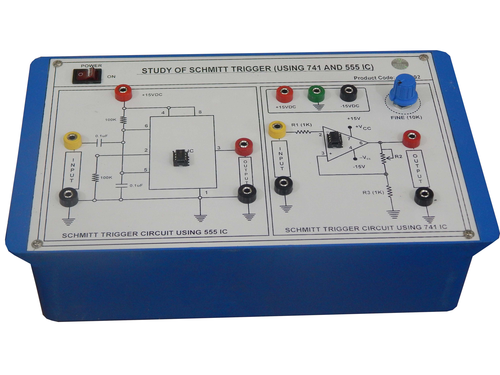 OP-AMP AS SCHMITT TRIGGER TRAINER