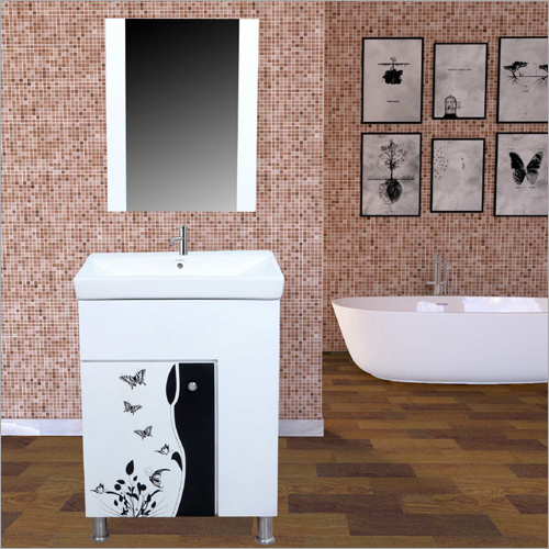 S117 Floor Mounted PVC Cabinet Vanity By EQWIT BATHWARE