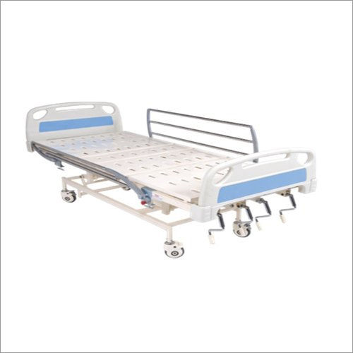 ICU Bed Manual With ABS Panels Collapsible Railing