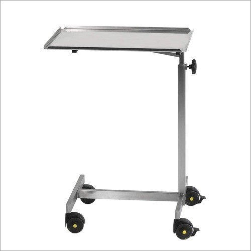 Stainless Steel Hospital Overbed Table 