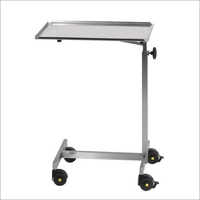 Stainless Steel Hospital Overbed Table