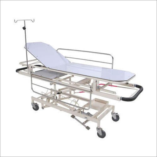 Emergency Recovery Stretcher Trolley - Stainless Steel, 150 Kg Load Capacity | Height Adjustable, 4 Wheels for Easy Transport