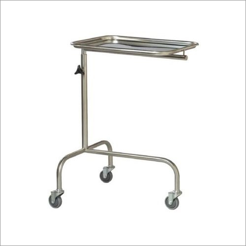 Stainless Steel Instrument Mayo Trolley By RS MEDISTEEL