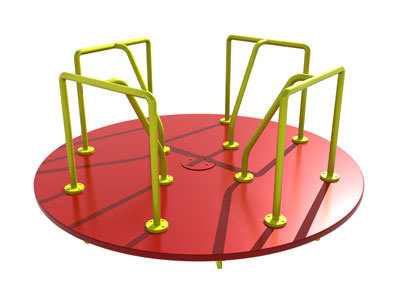 Frp & Metal Standing Merry Go Round