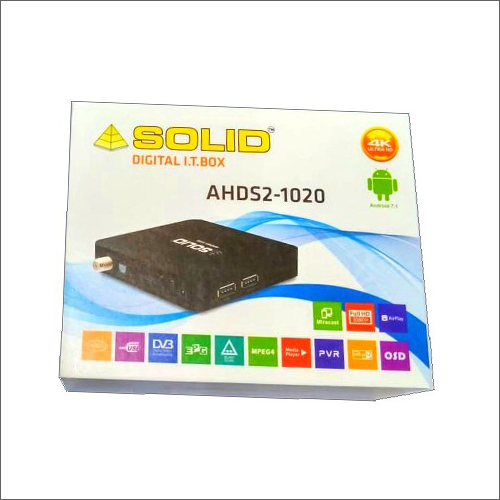 SOLID AHDS2-1020 Android+S2 Combo Set Top Box