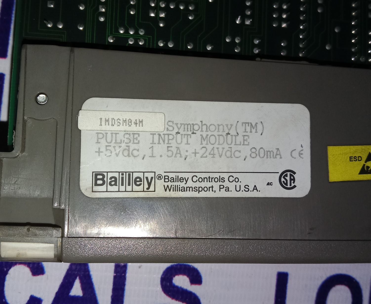 BAILEY INPUT MODULE IMDSM04M