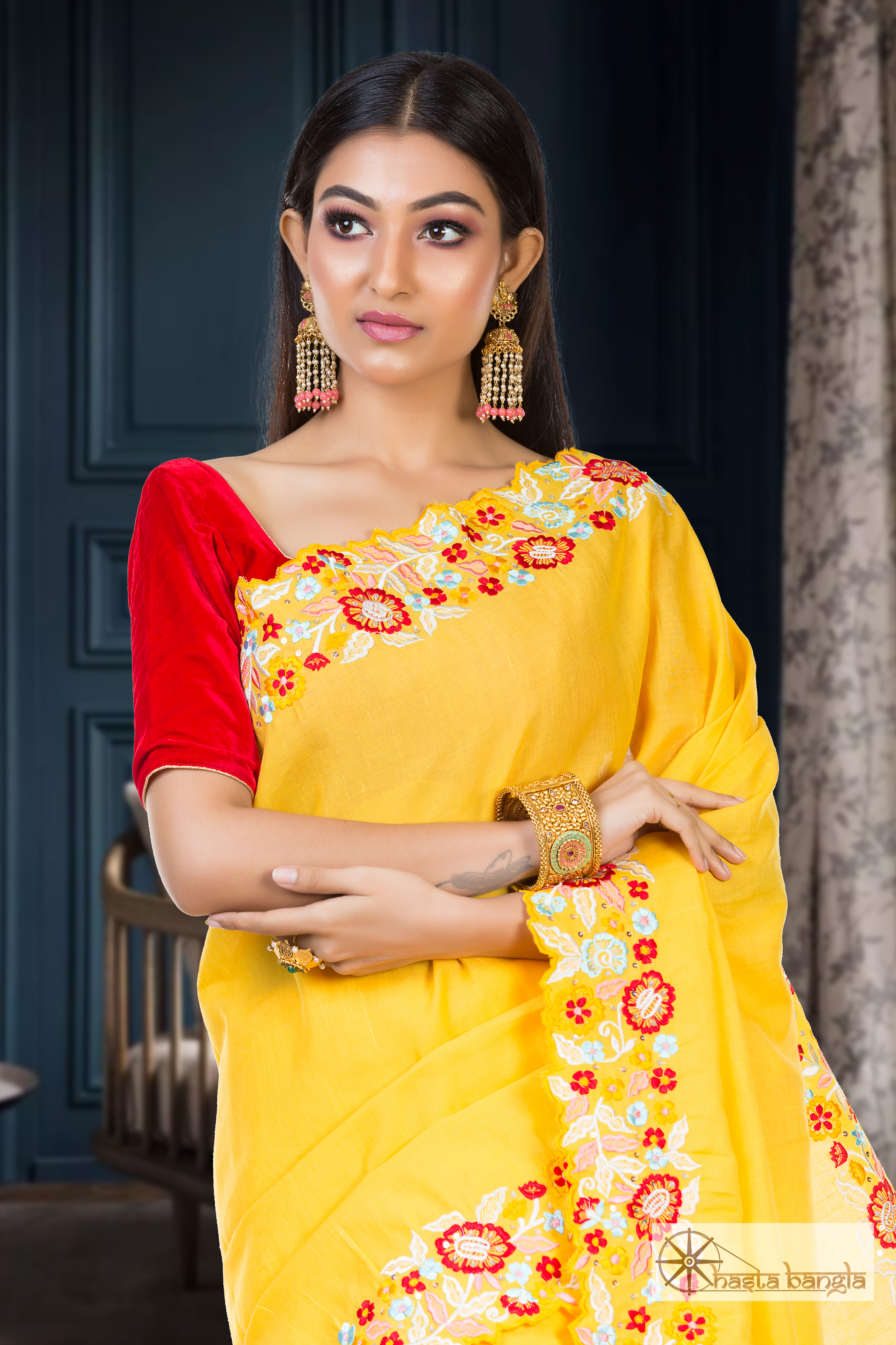 Designer Embroidery Saree