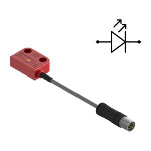 SMP1A001M - M12 connector + Cable Safety magnetic sensors  Connection with M12 connector and cable (10cm)