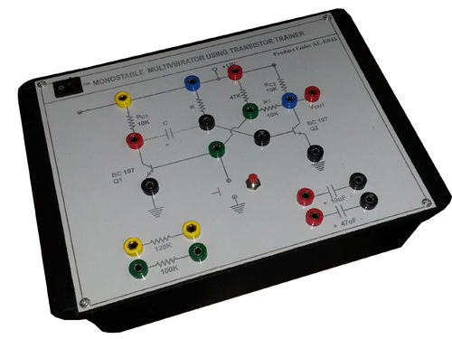 MONOSTABLE MULTIVIBRATOR TRAINER (USING TRANSISTOR)