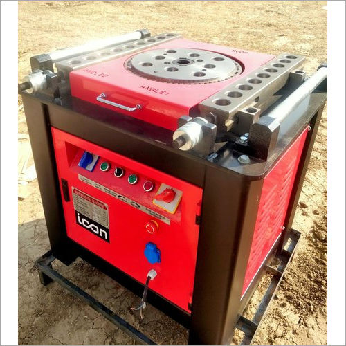 Gw50 Tmt Bar Bending Machine - Color: Red