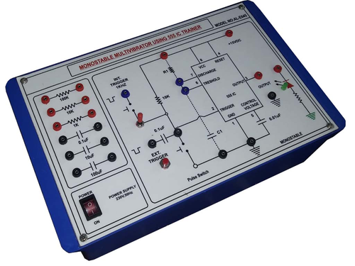 MONOSTABLE MULTIVIBRATOR TRAINER (USING 555 IC By MICRO TECHNOLOGIES