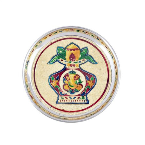 7x7inch Stainless Steel Pooja Thali