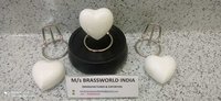 BRASS HEART CREMATION URN FUNERAL SUPPLIES