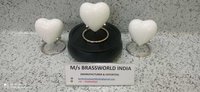 BRASS HEART CREMATION URN FUNERAL SUPPLIES