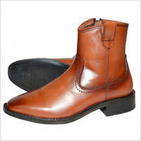 Plain Brown Leather Shoes