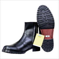 Zip Closer Leather Shoes
