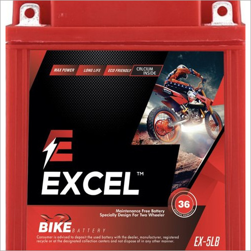 Excel EX 5LB Bike Motorcycle Battery