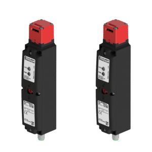 FEP-LED Electromagnetic safety device with separated actuator-Plastic casing With LED signalling for easy identification of the lock status