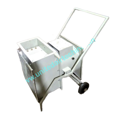 Trolley Type Hot Air Blower For Storage Applications - Color: As Per Customer