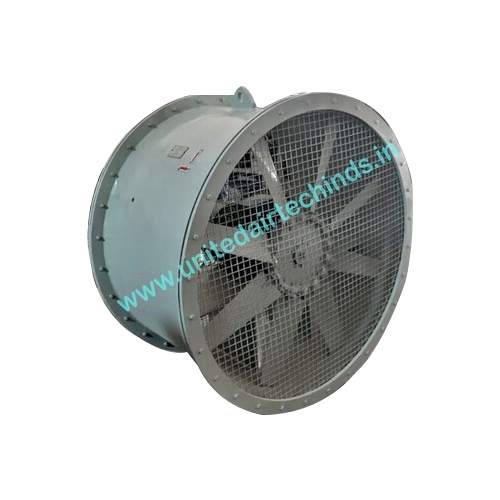 Mild Steel Tube Axial Fan - Color: As Per Customer