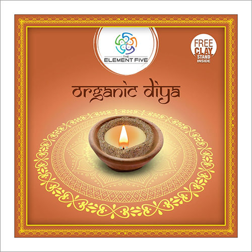 Brown Organic Diwali Diya