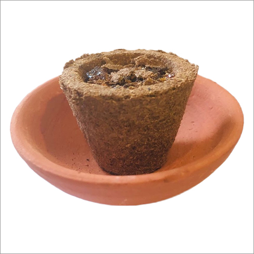 Brown 100% Organic Dhoop Cup