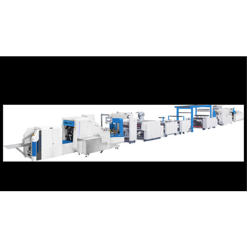 Fully Automatic Roll Fed Square Bottom Paper Bag Machine