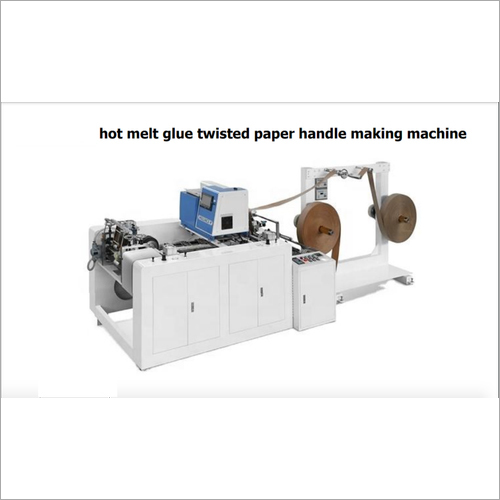 Hot Melt Glue Twisted Paper Handle Making Machine
