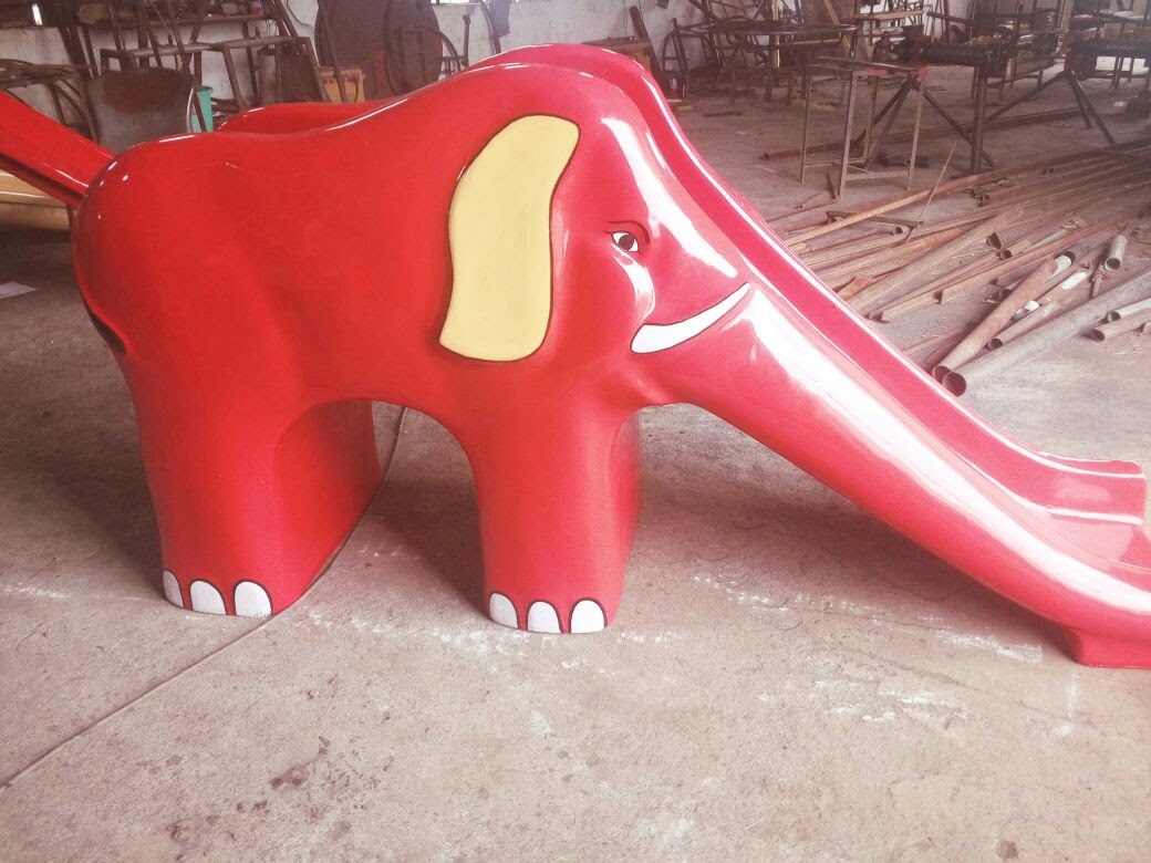 FRP Elephant Slide