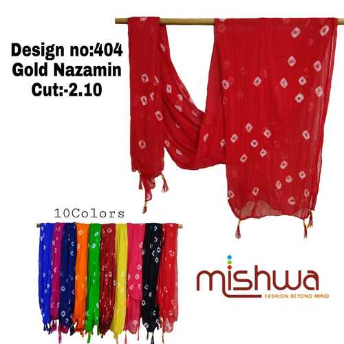 Ladies Gold Nazamin Dupatta