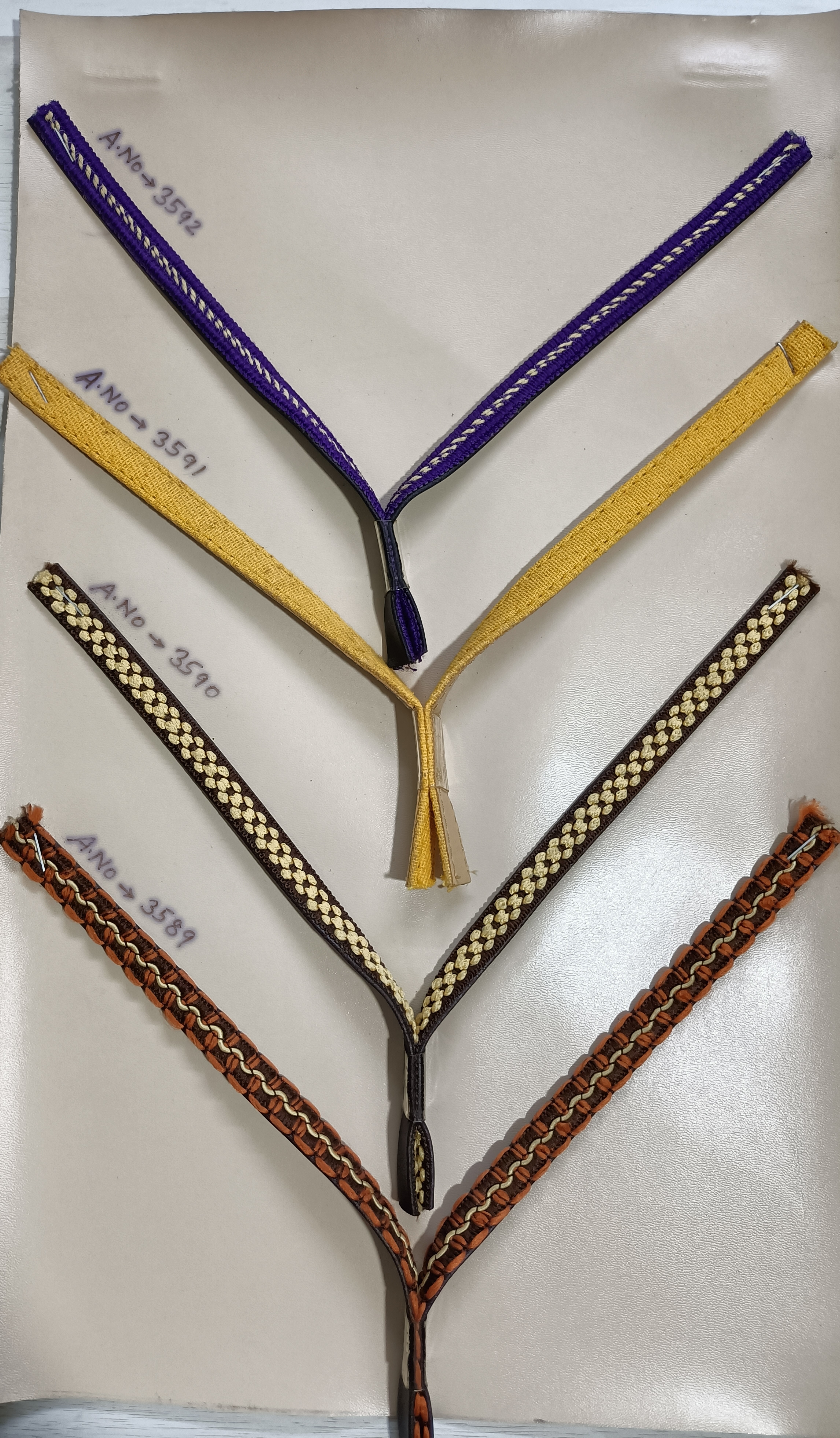 Ladies Footwear Upper Straps V shape