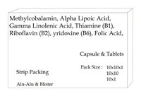 Methylcobalamin, Alpha Lipoic Acid, Gamma Linolenic Acid, Thiamine (B1), Riboflavin (B2), yridoxine (B6), Folic Acid,