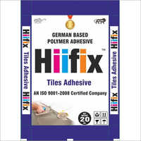 Plastic Printed Tile Adhesive Packing Bag