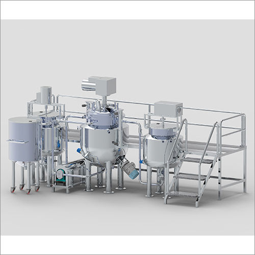 Stainless Steel 100 To 500 Kg Automatic Ointment Manufacturing Plant