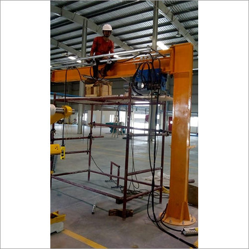 Industrial Jib Crane - Color: Yellow